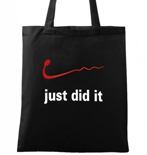 Obrázek produktu Bavlněná taška Just did it "Já už to zvládnul!"