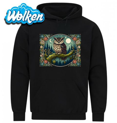 Obrázek produktu Pánská mikina Sova na větvi Boho