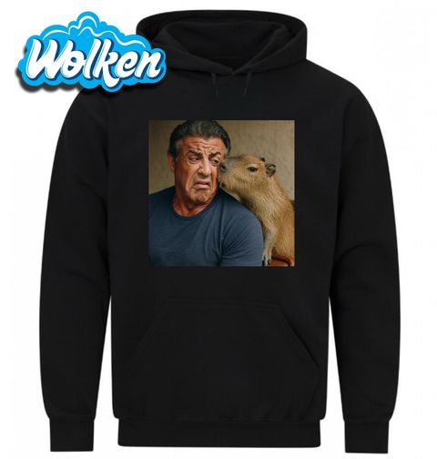 Obrázek produktu Pánská mikina Sylvester Stallone a Kapybara