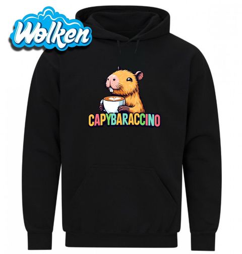 Obrázek produktu Pánská mikina Kapybara s kávou Capybaraccino