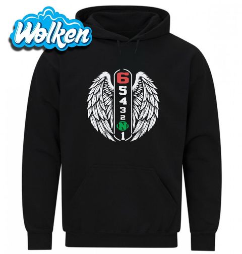 Obrázek produktu Pánská mikina Andělská převodovka s křídly