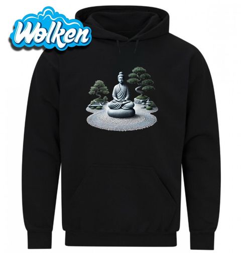 Obrázek produktu Pánská mikina Buddha mezi Bonsajemi