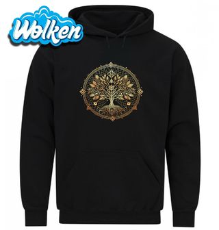 Mikina Strom Života Zlatá Mandala.jpg