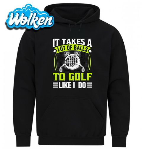 Obrázek produktu Pánská mikina Chce to hodně míčků, abys hrál golf jako já
