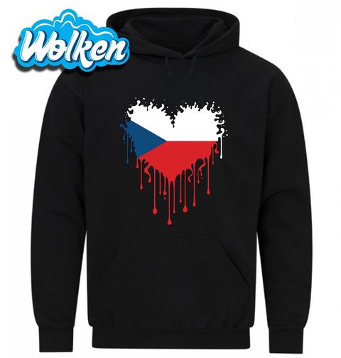 Obrázek produktu Pánská mikina Tající srdce Heart of Czechia