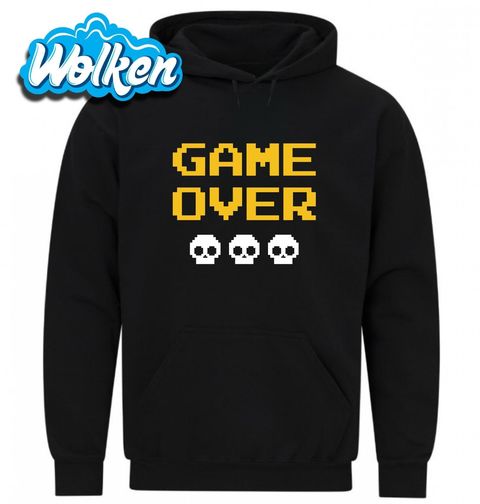 Obrázek produktu Pánská mikina 0 životů Konec Hry Game Over