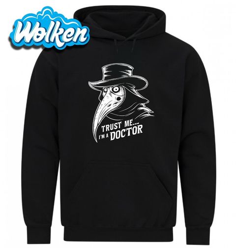 Obrázek produktu Pánská mikina Morový Doktor Plague Doctor Trust Me, I’m a Doctor