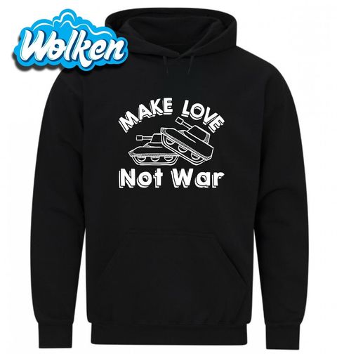 Obrázek produktu Pánská mikina Make Love Not War Láska s tanky