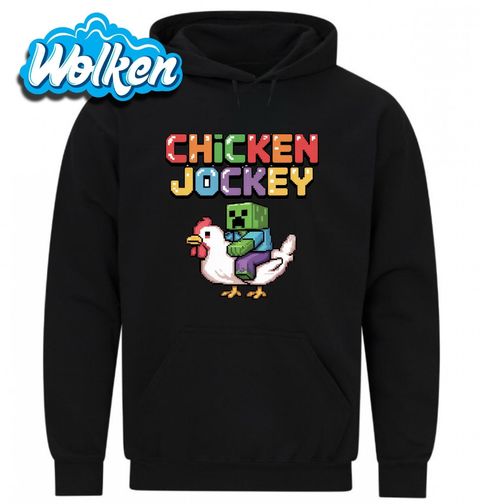 Obrázek produktu Pánská mikina Zombie žokej na slepici Chicken Jockey