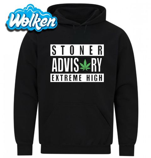 Obrázek produktu Pánská mikina Upozornění: Extrémně zhulený Stoner Advisory