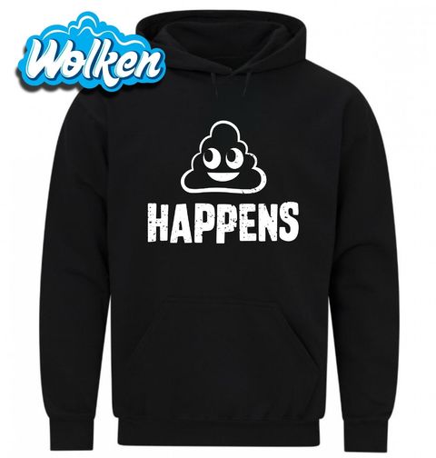 Obrázek produktu Pánská mikina Shit Happens Poop Emoji