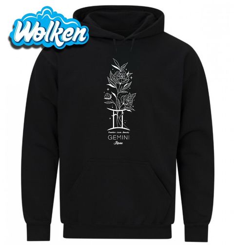 Obrázek produktu Pánská mikina Horoskop Blíženci Květina Osudu Růže