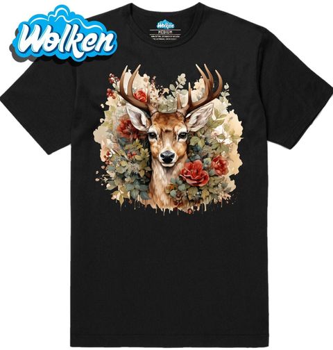 Obrázek produktu Pánské tričko Jelen mezi Květinami