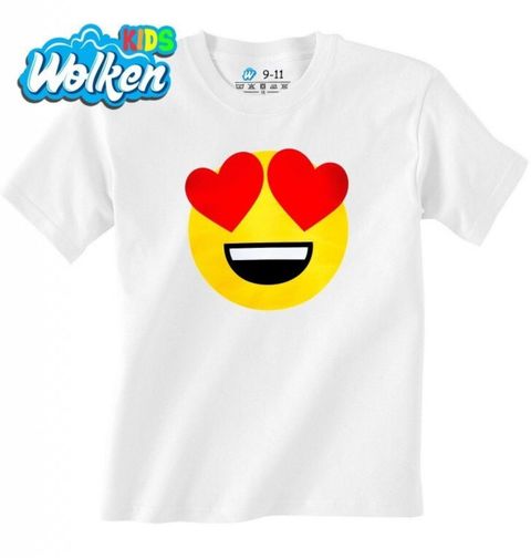 Obrázek produktu Dětské tričko Emoji Love Zamilovaný Smajlík 