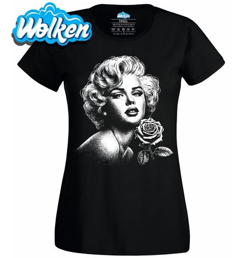 Obrázek produktu Dámské tričko Půvabná Marilyn Monroe s Růží