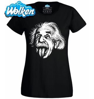 Dámské tričko Šílený Vědec Albert Einstein.jpg
