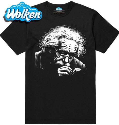 Obrázek produktu Pánské tričko Albert Einstein při Práci