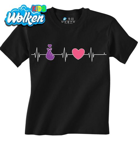 Obrázek produktu Dětské tričko K-pop Kardiogram a Finger heart