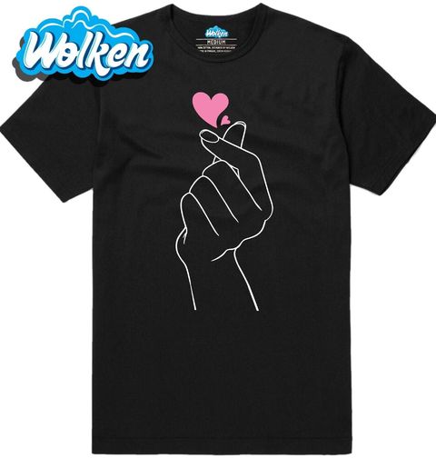 Obrázek produktu Pánské tričko K-pop Finger heart