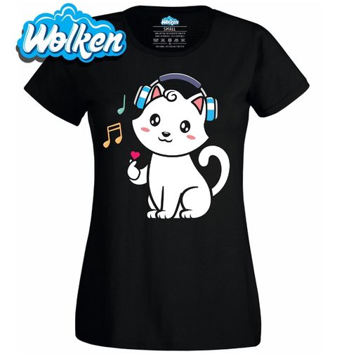 Obrázek produktu Dámské tričko Kočičí K-pop fanoušek