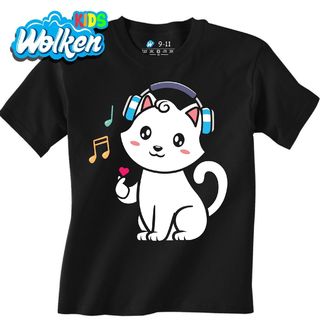 Dětské tričko Kočičí K-pop fanoušek.jpg