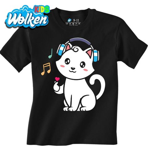 Obrázek produktu Dětské tričko Kočičí K-pop fanoušek
