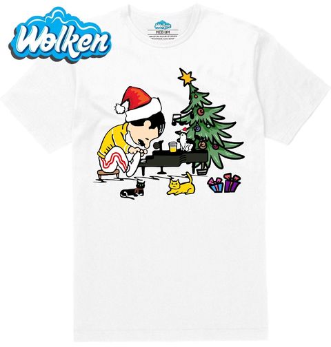 Obrázek produktu Pánské tričko Vánoční Snoopy Freddie Mercury
