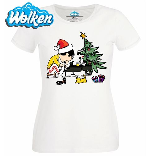 Obrázek produktu Dámské tričko Vánoční Snoopy Freddie Mercury
