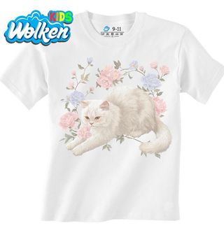 Dětské tričko Elegantní Bílá Kočka.jpg