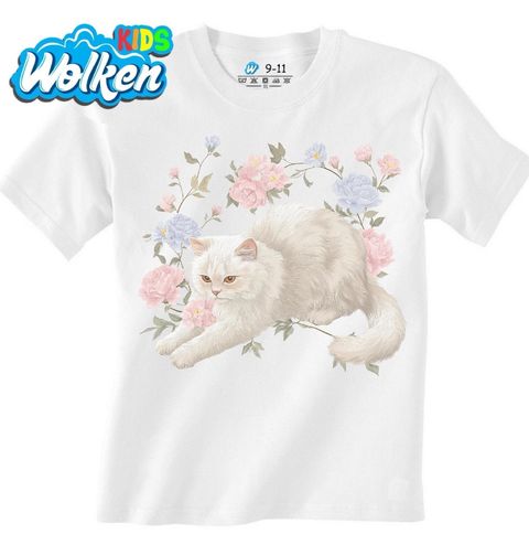 Obrázek produktu Dětské tričko Elegantní Bílá Kočka