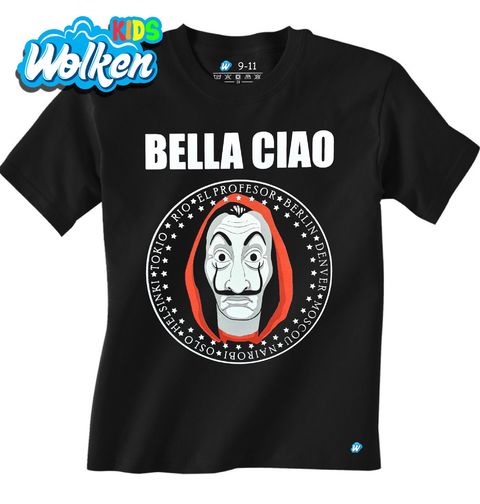 Obrázek produktu Dětské tričko Bella Ciao La Casa De Papel Papírový dům