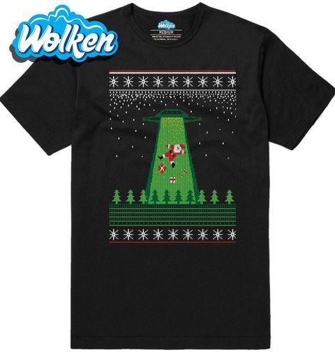 Obrázek produktu Pánské tričko Únos Santy Clause UFO Ugly Sweater