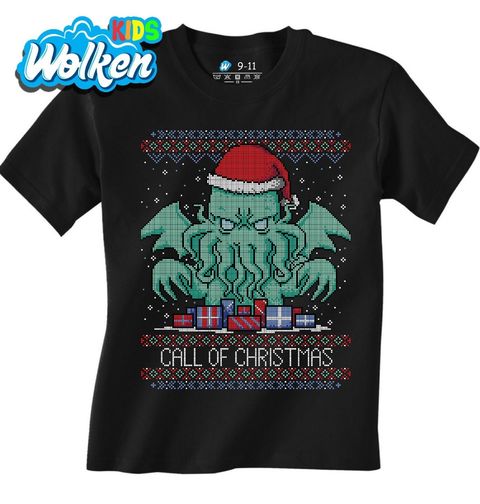 Obrázek produktu Dětské tričko Volání Vánoc Cthulhu Call of Christmas