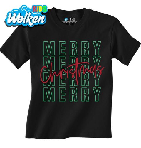 Obrázek produktu Dětské tričko Veselé Vánoce Merry Christmas
