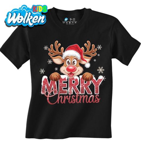 Obrázek produktu Dětské tričko Veselé Sobí Vánoce Merry Christmas