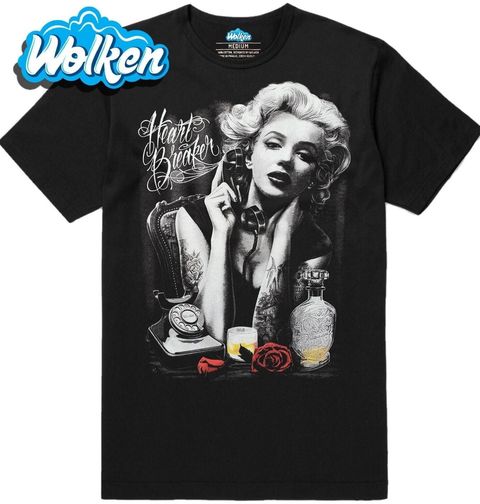 Obrázek produktu Pánské tričko Marilyn Monroe Heart Breaker Lamačka Srdcí
