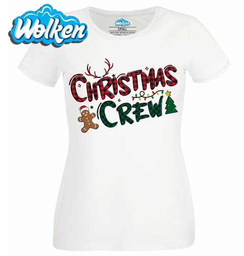 Obrázek produktu Dámské tričko Vánoční Parta Perníčků Christmas Crew