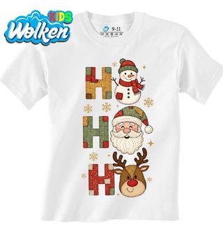 Dětské tričko Vánoce se Záplatou Ho Ho Ho.jpg