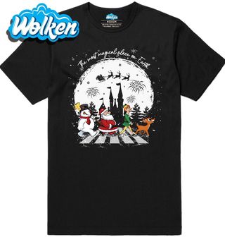 Pánské tričko Vánoce na Abbey Road Beatles.jpg