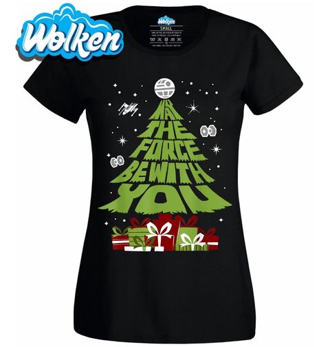 Obrázek produktu Dámské tričko Síla Vánoc ať je s tebou Star Wars