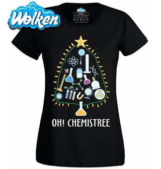 Dámské tričko Stromeček v laboratoři Oh! Chemistree.jpg