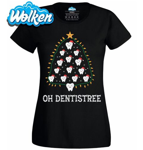 Obrázek produktu Dámské tričko Vánoční Stromek ze Stoliček Oh DentisTree