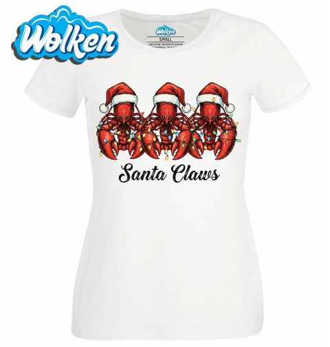 Obrázek produktu Dámské tričko Humří Vánoce Santa Claws