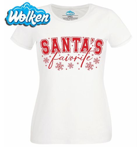 Obrázek produktu Dámské tričko Santova oblíbenkyně Santa’s Favorite