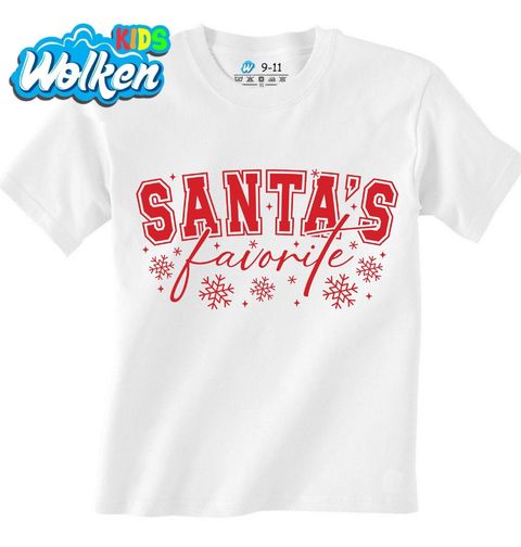 Obrázek produktu Dětské tričko Santova oblíbenkyně Santa’s Favorite
