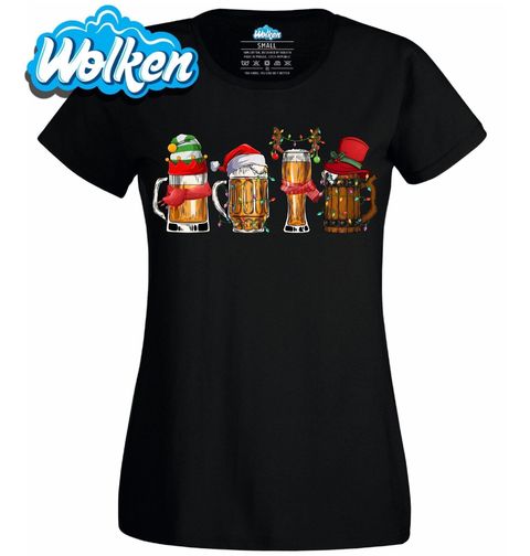 Obrázek produktu Dámské tričko Vánoční Půllitry