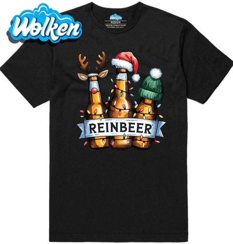 Obrázek produktu Pánské tričko Vánoční Sobí Pivo Reinbeer
