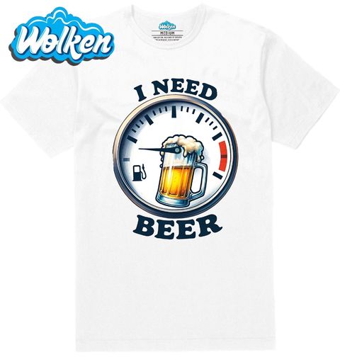 Obrázek produktu Pánské tričko Nádrž na Pivo I Need Beer