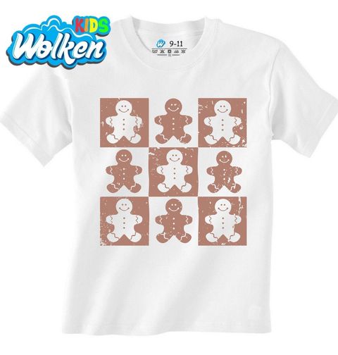 Obrázek produktu Dětské tričko Vánoční Perníčky Gingerbread man