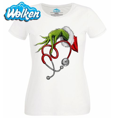 Obrázek produktu Dámské tričko Grinchův Stetoskop